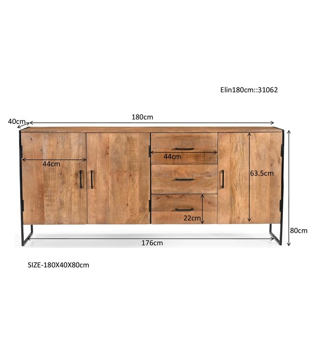 Livingfurn Elin 180cm-31062