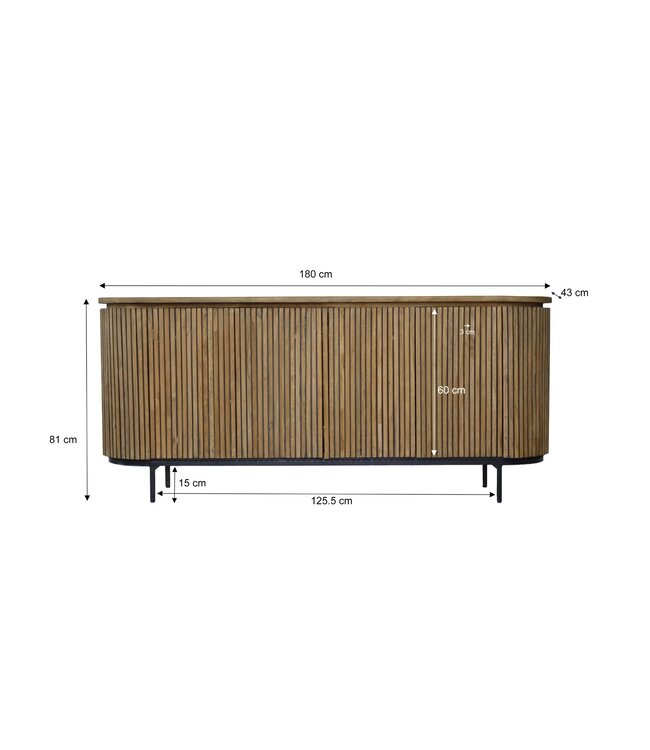 Livingfurn Lausanne 180cm-31445