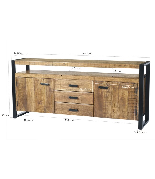 Livingfurn Nairobi 180 cm-12453