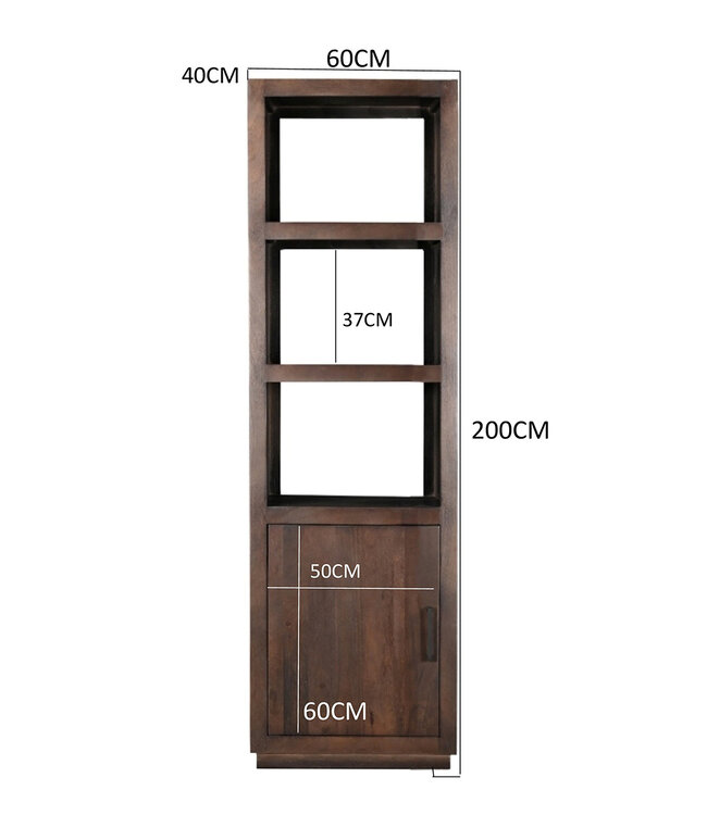 Livingfurn Jaxx Brown 60cm-31084