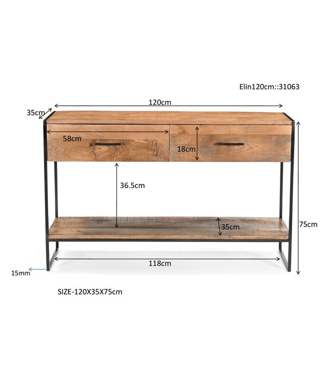Livingfurn Elin 120cm-31063