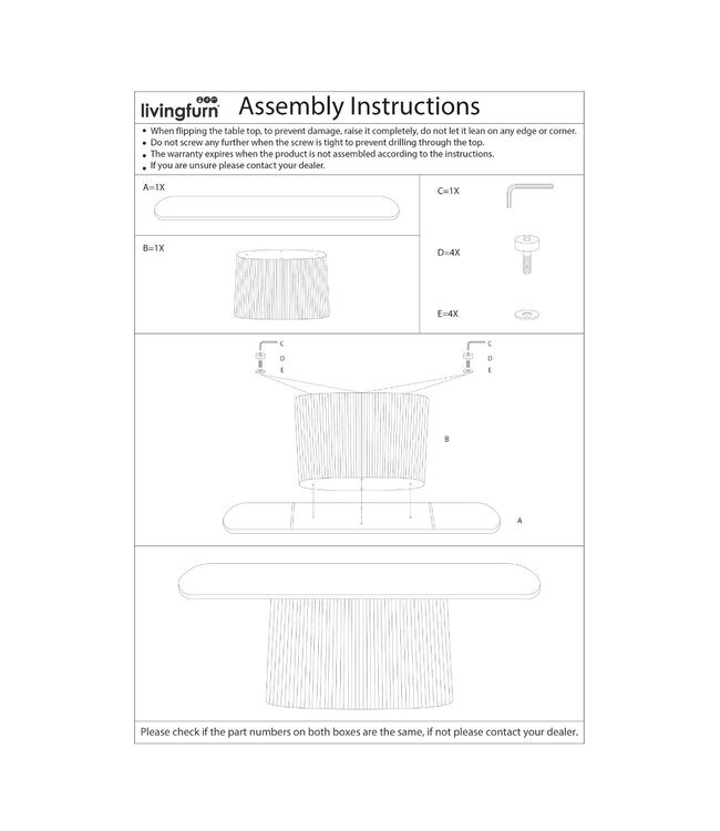 Livingfurn Salvator 140cm-31435