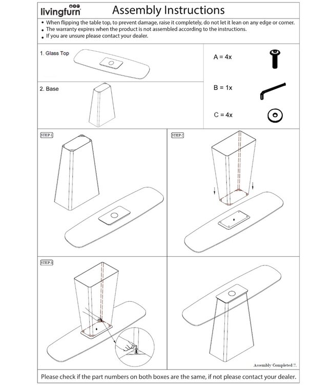 Livingfurn Brix Mylon 140 cm-31559