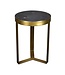 Livingfurn Glennis Marble Black Gold 40 cm-12392