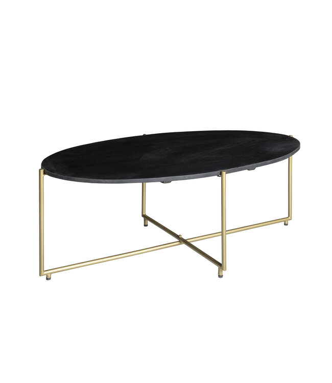 Livingfurn Anthony black/brass-12460
