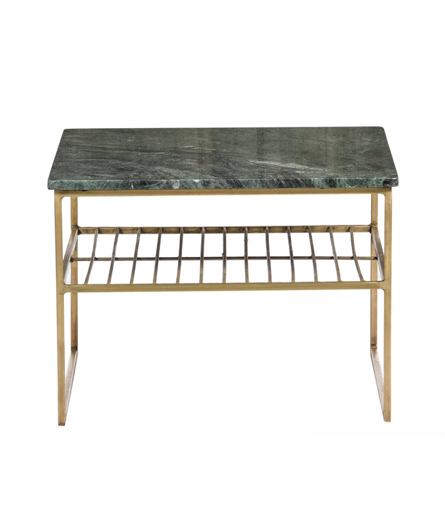 Livingfurn Dian Marble Green Gold 55cm-12727