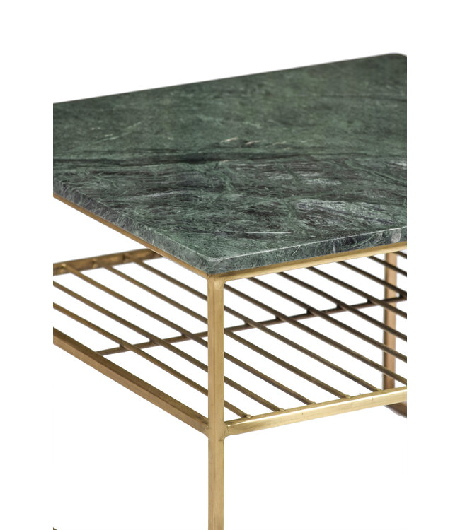 Livingfurn Dian Marble Green Gold 55cm-12727