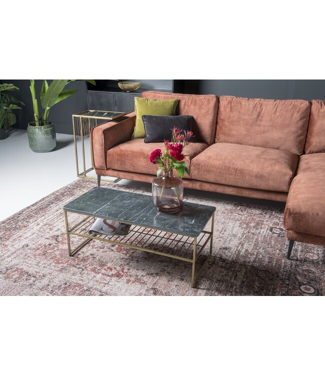 Livingfurn Dian Marble Black Gold 90cm-12728