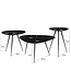Livingfurn Brix Loua Black set of 3-13594