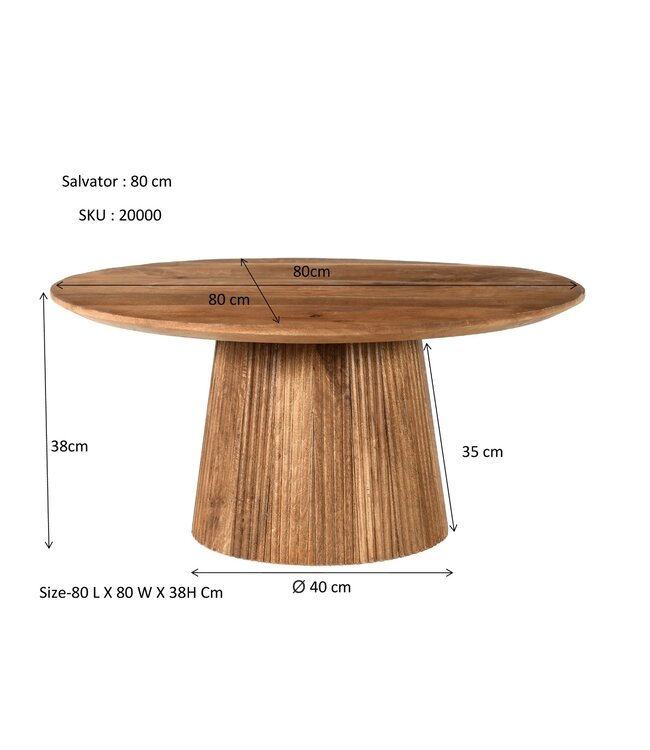 Livingfurn Salvator 80cm-20000