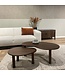 Livingfurn Brix Nubi Brown Set of 2-21358