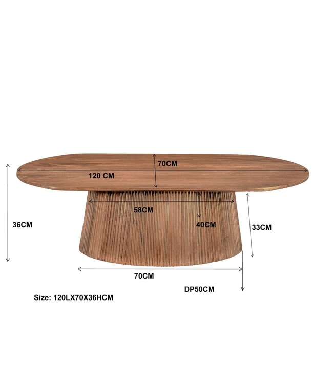 Livingfurn Salvator Oval 120-31091