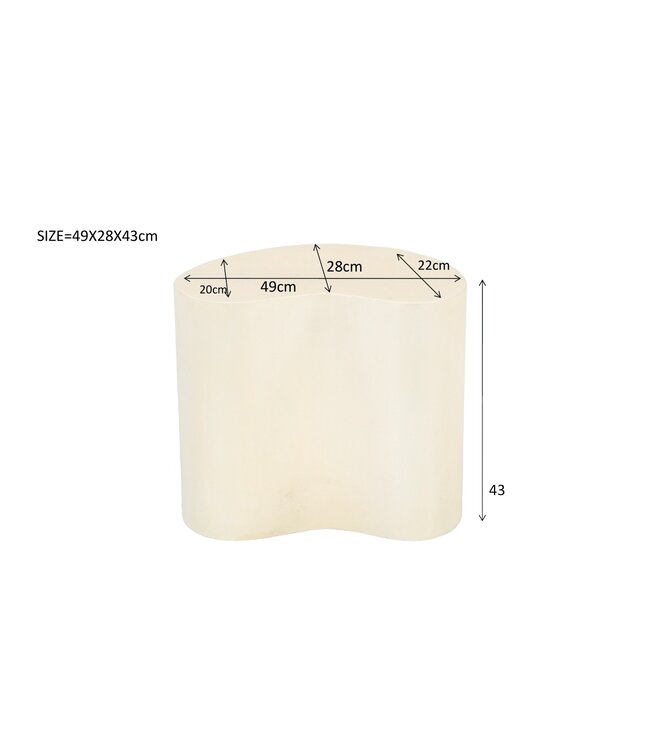 Livingfurn Brix Organic Sandy 50cm-31168