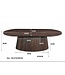 Livingfurn Salvator Walnut Oval 120-31096