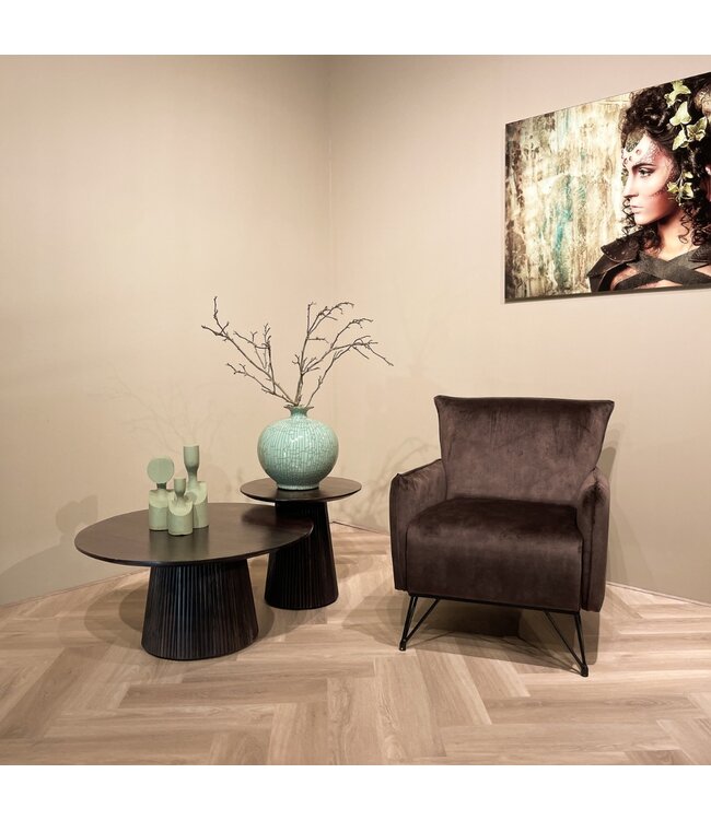 Livingfurn Salvator Walnut 80cm-13951