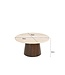Livingfurn Brix Bottecino rond 75cm-31510