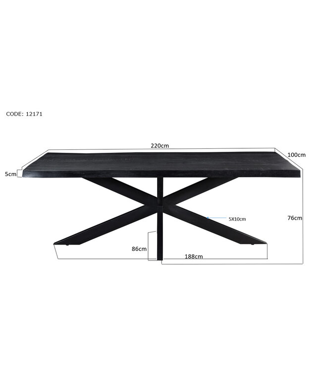 Livingfurn Kala Tree Top Spider 220 cm-12171