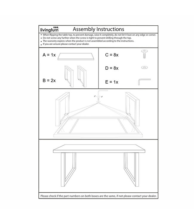 Livingfurn Kala 240 cm-12183