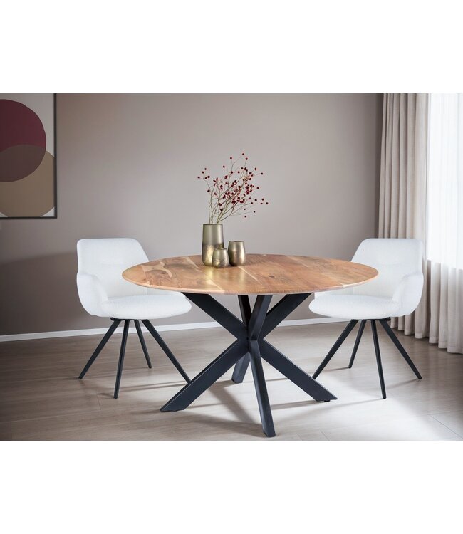 Livingfurn Oslo Round Acasia 120 cm-12209