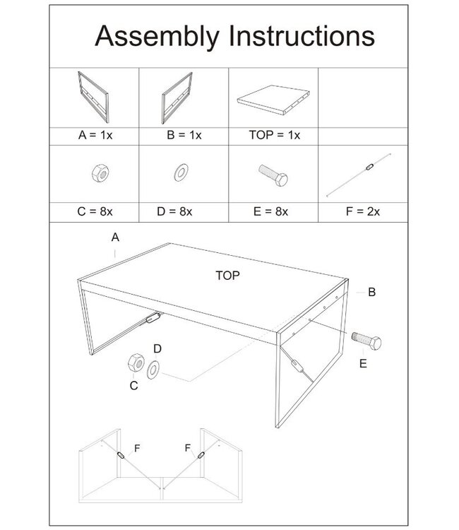 Livingfurn Nairobi 200x100 cm-12403