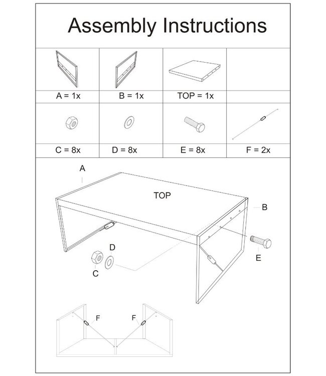 Livingfurn Nairobi 220x100 cm-12449