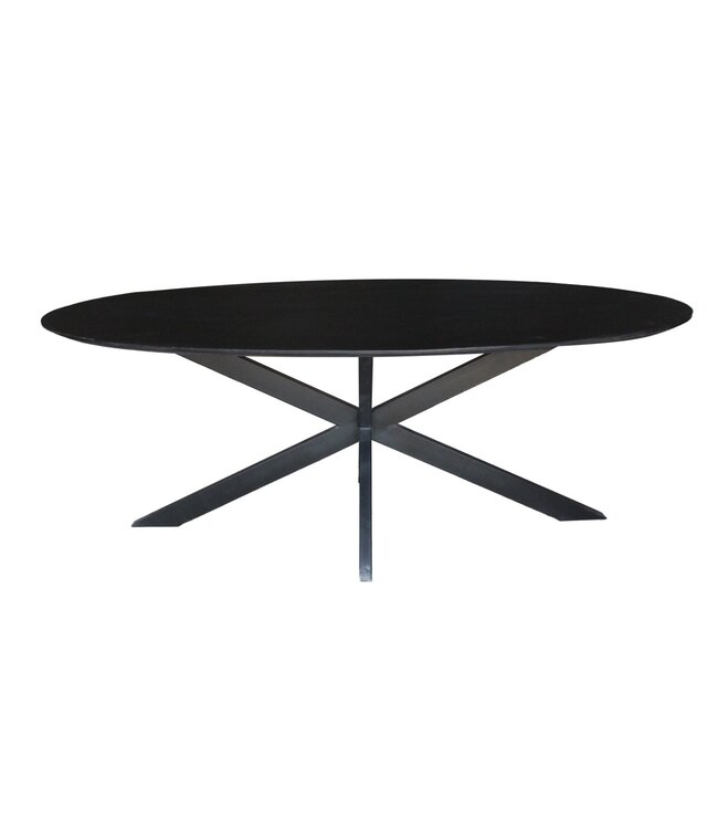 Livingfurn Oslo Black Oval 210 cm-12542