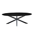 Livingfurn Oslo Black Oval 210 cm-12542