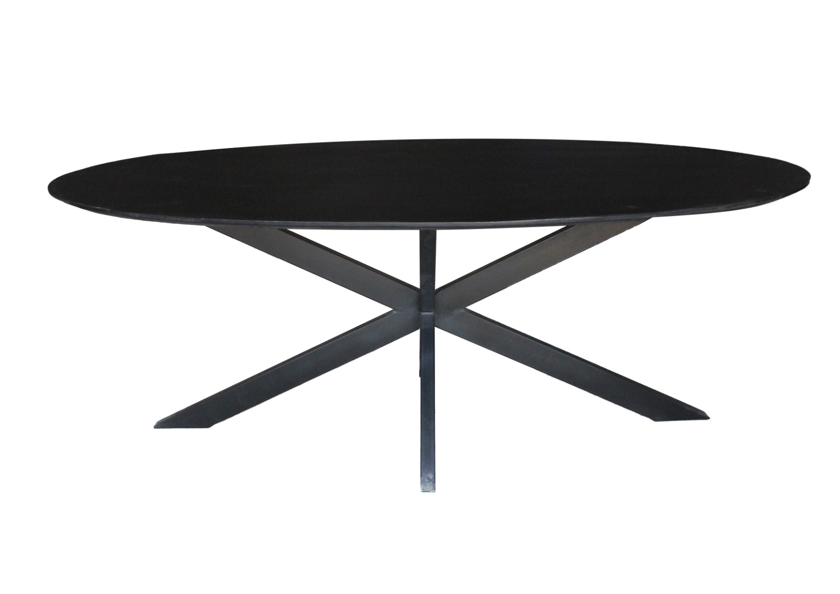 Oslo Black Oval 210 cm-12542 afbeelding