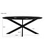 Livingfurn Oslo Black Oval 210 cm-12542