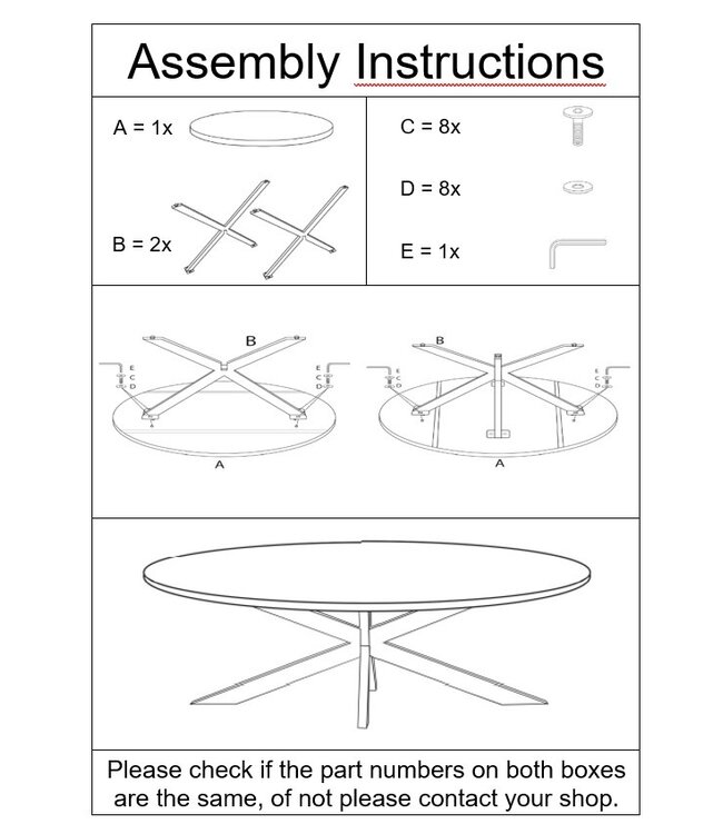 Livingfurn Oslo Black Oval 210 cm-12542