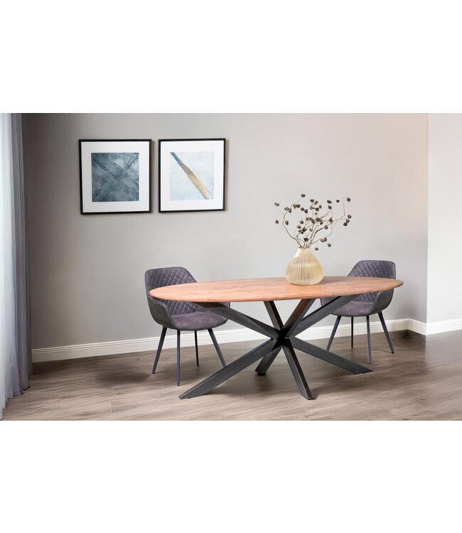 Livingfurn Oslo Oval Acasia 180cm-12648