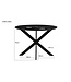 Livingfurn Oslo Round Black 120 cm-12661