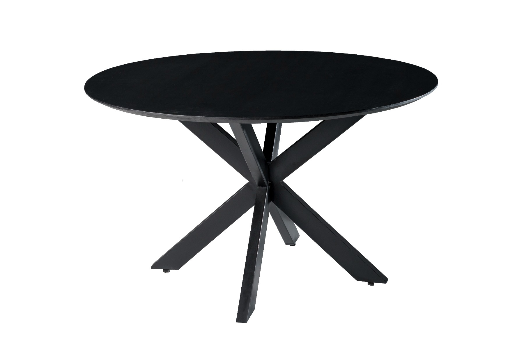Oslo Black Round 130 cm-12665 afbeelding