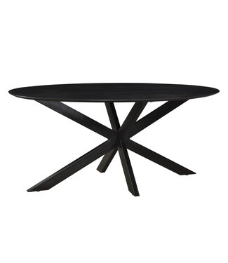 Livingfurn Oslo Oval Black 180 cm-12667