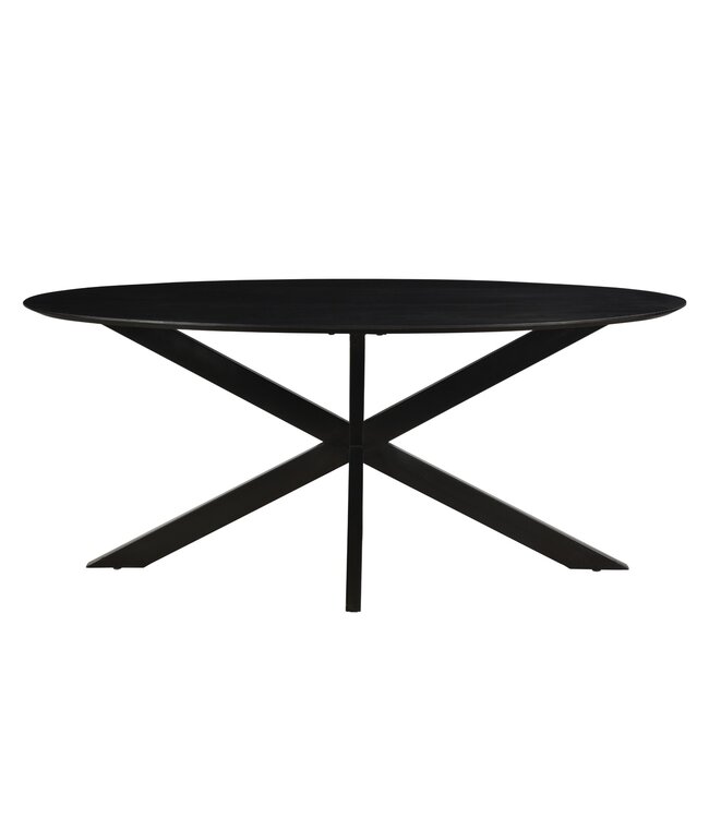 Livingfurn Oslo Oval Black 180 cm-12667