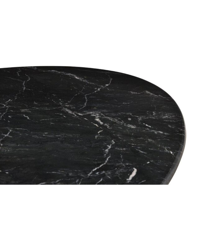 Livingfurn Marble Oval Spider Black 180cm-12741