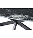 Livingfurn Marble Oval Spider Black 180cm-12741