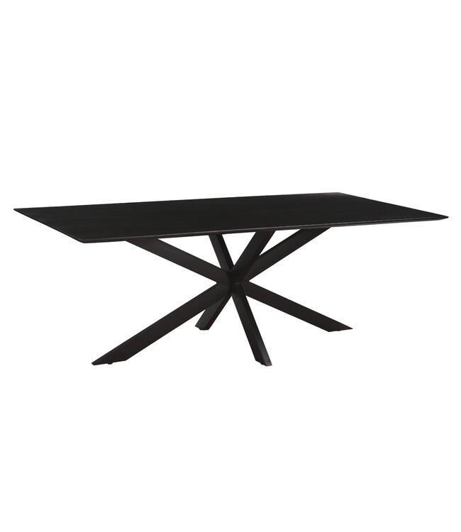 Livingfurn Oslo Spider Black Acasia 220 cm-12821