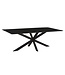 Livingfurn Oslo Spider Black Acasia 220 cm-12821
