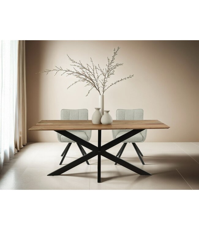 Livingfurn Oslo Acasia Spider 200cm-13279