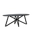 Livingfurn Oslo Black Acasia Web Leg 200cm-13386