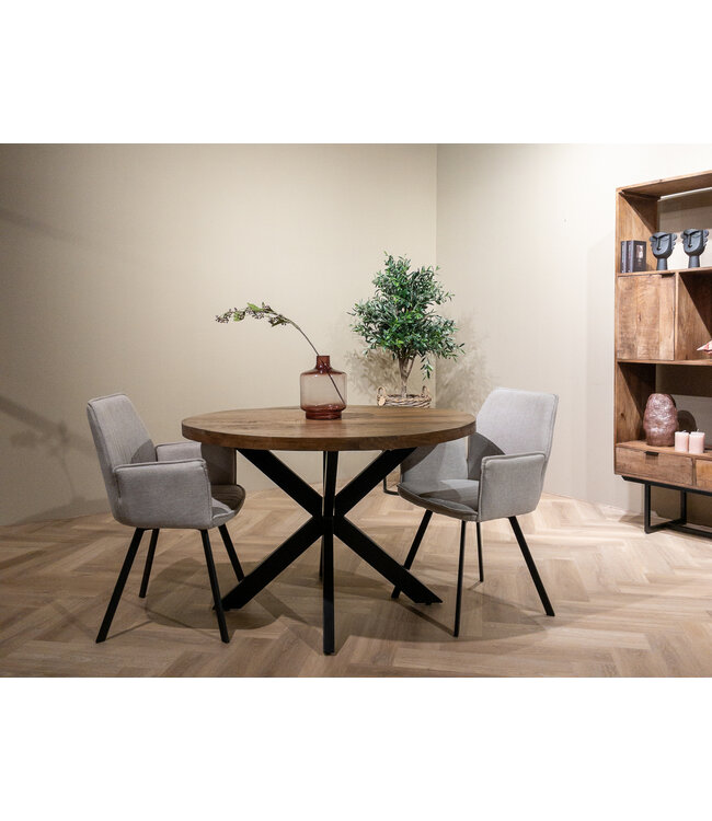 Livingfurn Rocky Round Spider 140cm-13787