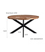 Livingfurn Rocky Round Spider 140cm-13787