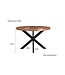 Livingfurn Rocky Round Spider 120cm-13789
