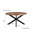 Livingfurn Rocky Round Spider 130cm-13793