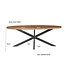 Livingfurn Rocky Oval 180 cm-13808