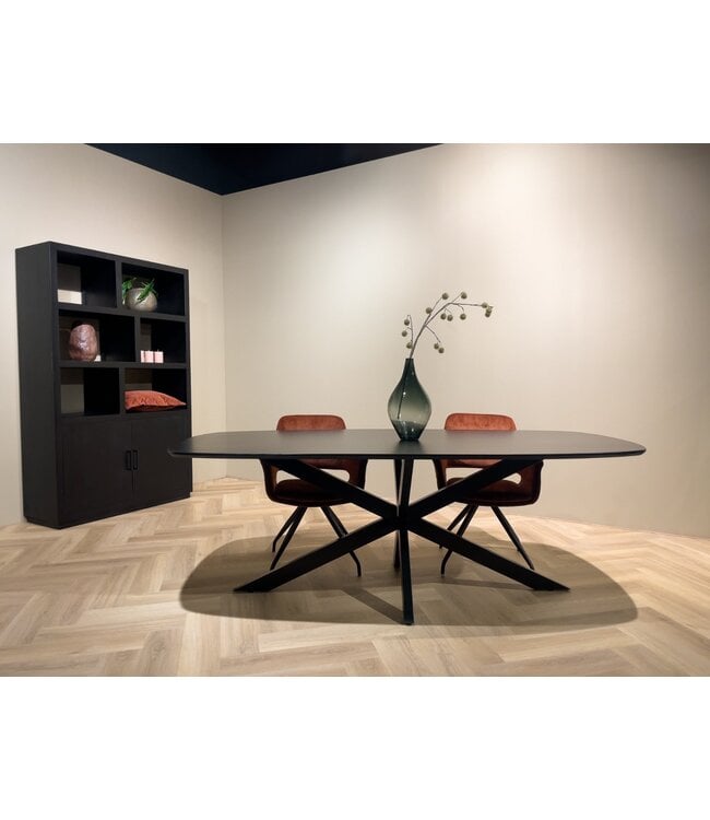 Livingfurn Jesper Danish Oval Black 210cm-13864