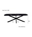Livingfurn Jesper Danish Oval Black 210cm-13864