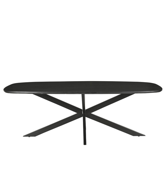 Livingfurn Jesper Danish Oval Black 180cm-13865