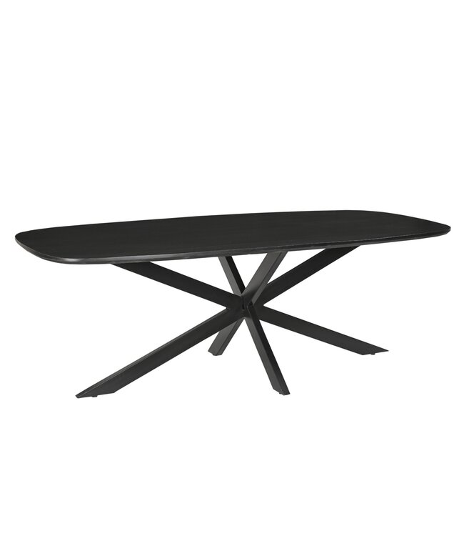 Livingfurn Jesper Danish Oval Black 180cm-13865